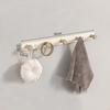 No Punching Row Hook Traceless Clothing Hook Practical Sundries Storage Rack  Shower Room