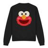 Sesame Street Unisex Adult Kawaii Elmo Face Sweatshirt