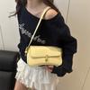Solid Color Pu Women Underarm Shoulder Bag Casual Fashion Daily Commute Shopping Bag