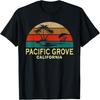 Vintage Retro Solnedgång Pacific Grove T-shirt Kalifornien CA Tee T-shirt