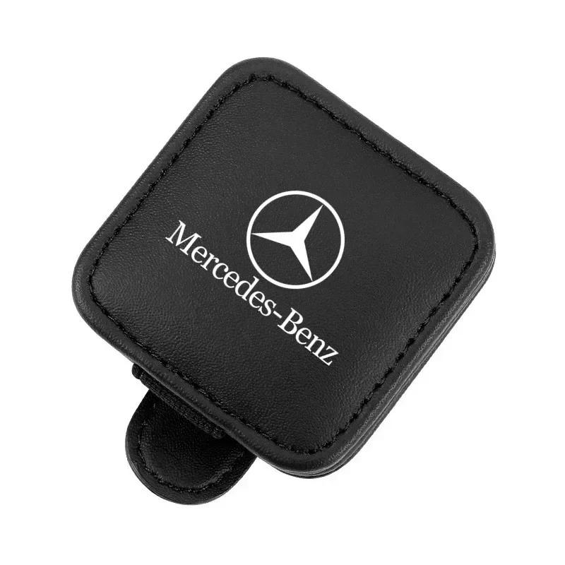 

Car Glasses Case Auto Sun Visor Glasses Holder Decoration Accessories for Mercedes benz AMG C E S GLE CLC W203 W221 W213 W212 For Mercedes Benz