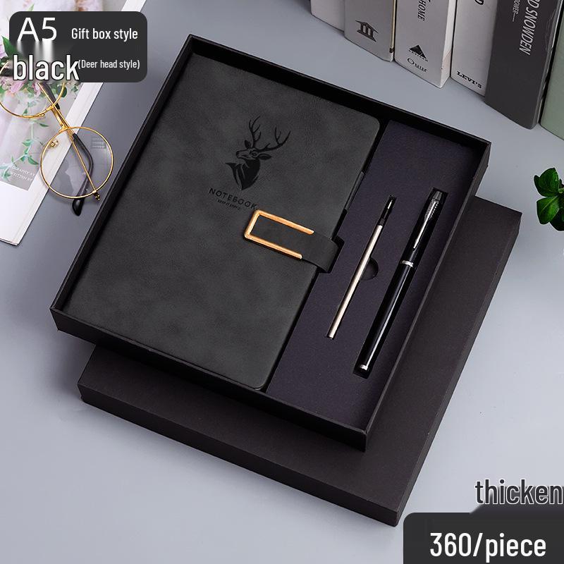 

Спеціальні блокноти для бізнесу з пряжкою з логотипом - блокноти для конференцій високого класу