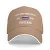 Thailand EST.1949 Krung Thep Maha Nakhon Capital Baseball Cap Trucker Hat Sun Outdoor Sport Snapback Cap Women Unisex Baseball Caps