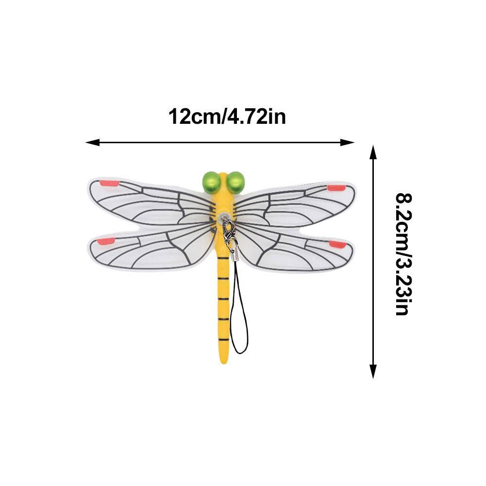 Simulation Dragonfly Outdoor Mosquito Repellent Insect Model Garden Hanging Mini Dragonfly Ornament For Garden Home Decoration