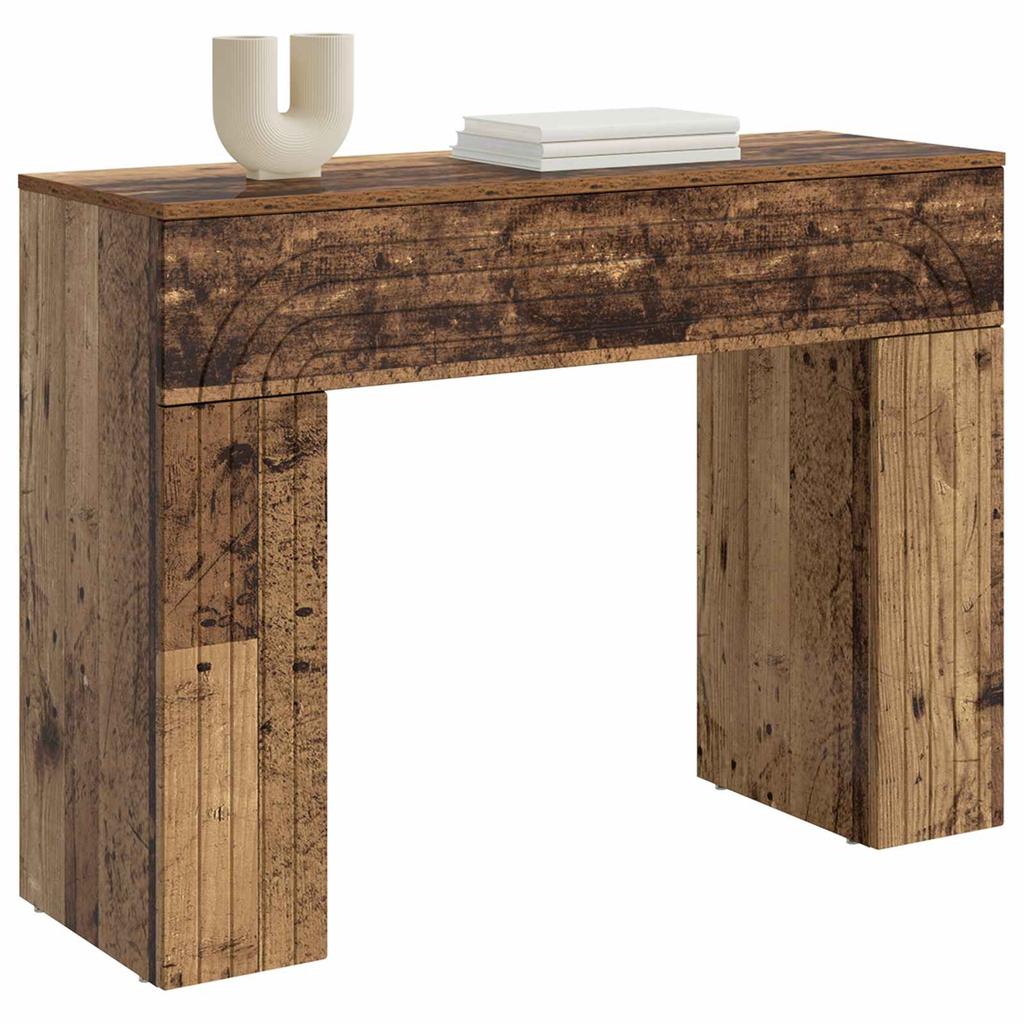 Coffee Table Reclaimed Wood Look 102 x 35 x 75 cm Engineered Wood