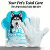 Cleansing Gloves for Pets: No-Rinse Bathing and Grooming Wipes for Cats and Dogs
