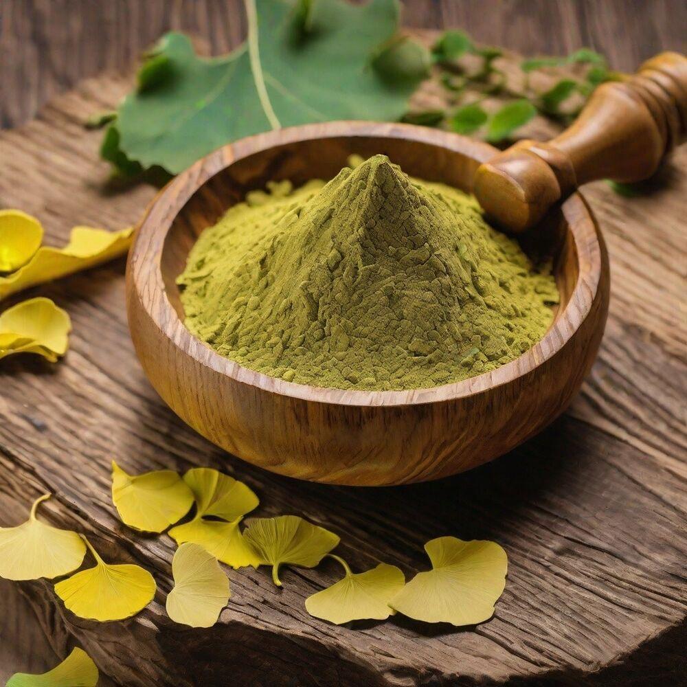 100% Pure Ginkgo Biloba Powder Natural Herbal Tea Memory Focus Brain Health 8.8OZ
