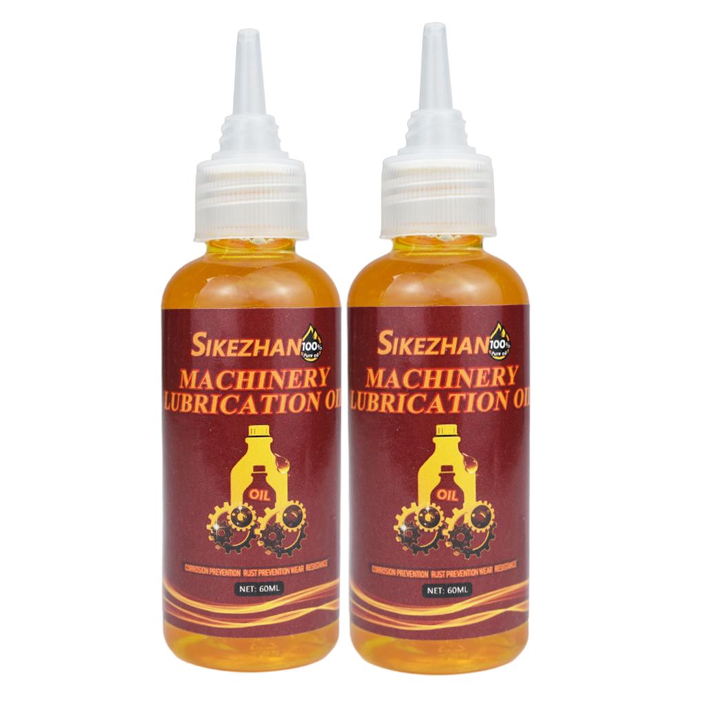 60ml Multi-Use Sewing Machine Lubricant Machine Gear Lubricating Oil Bicycle Sewing Oil for Door Hinge Sewing and Embroidery