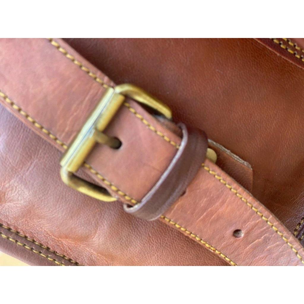 Leather Messenger Shoulder Laptop Briefcase Bag New Men's