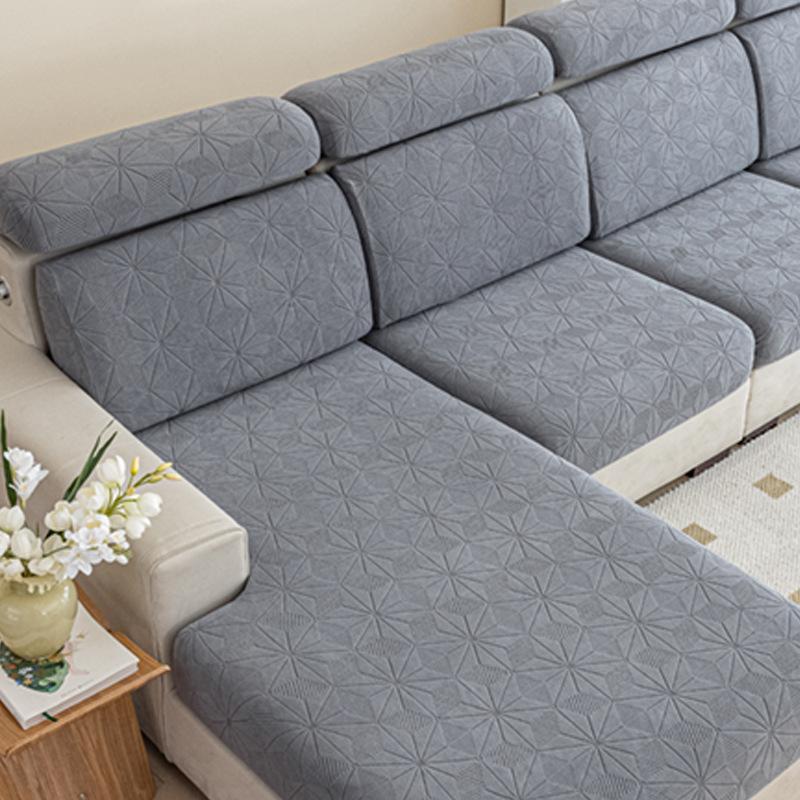 Elastic Sofa Cover Cushion Cover Sofa Hat Solid Color Sofa Cover All-inclusive Four Seasons Universal Cover Sofa Cushion Cover