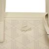 Lacoste Fashion Commuter Large Capacity PVC Tote Bag Shopping Bag Shoulder Bag Women tote bags Off-white NF5001ZE-Q56
