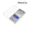 Міні-цифрові ваги 500 г/300 г/200 г/100 г X 0,01/0,1 г Високоточна електрична кишеня з підсвічуванням для ювелірних виробів Вага в грамах
