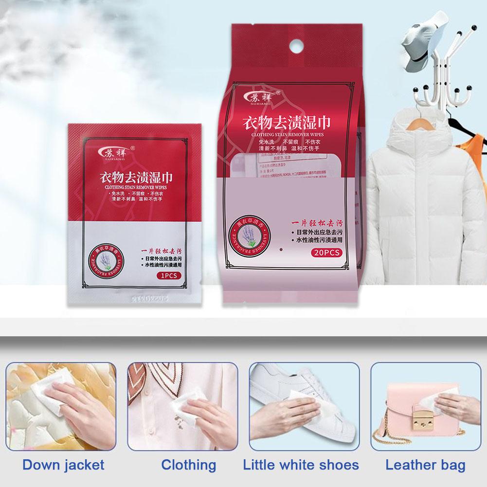 Wäsche Fleckenentfernungstücher Kein Waschen Reinigung Einzelne Kleidungsstücke Wäsche Eingewickelte Entferner Flecken Schmutz Tücher Entfernung G6e2