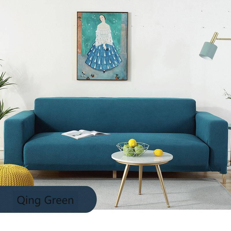 Jednobarevné potahy na pohovku do obývacího pokoje Polyester Moderní elastické potahy na rohy pohovky Návleky na křeslo Chránič křesla 1/2/3/4místný