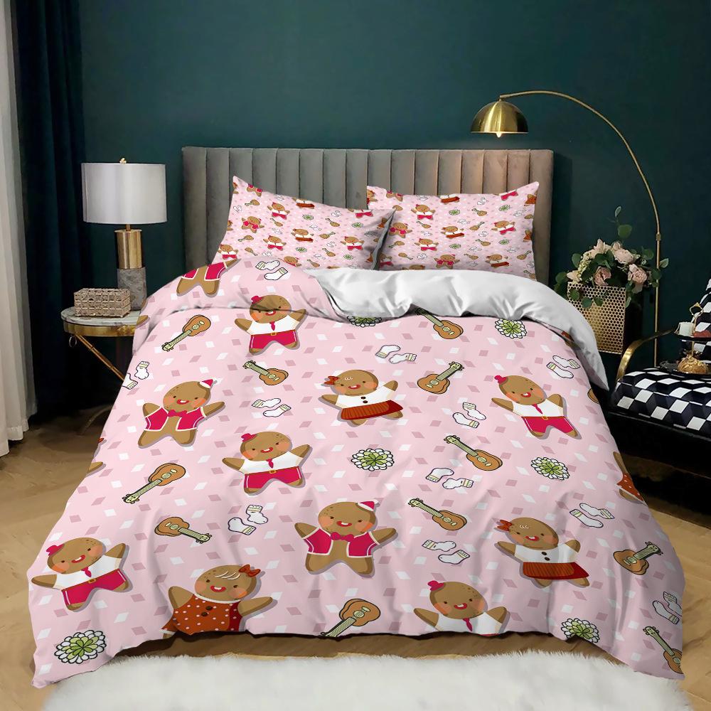 Christmas Set 3 Holiday Set Quilt Cover Gift Tree Three-Piece Set