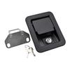 Heavy Duty Carbon Steel Vehicle Toolbox Paddle Lock with Key High Safety Van Truck Security System