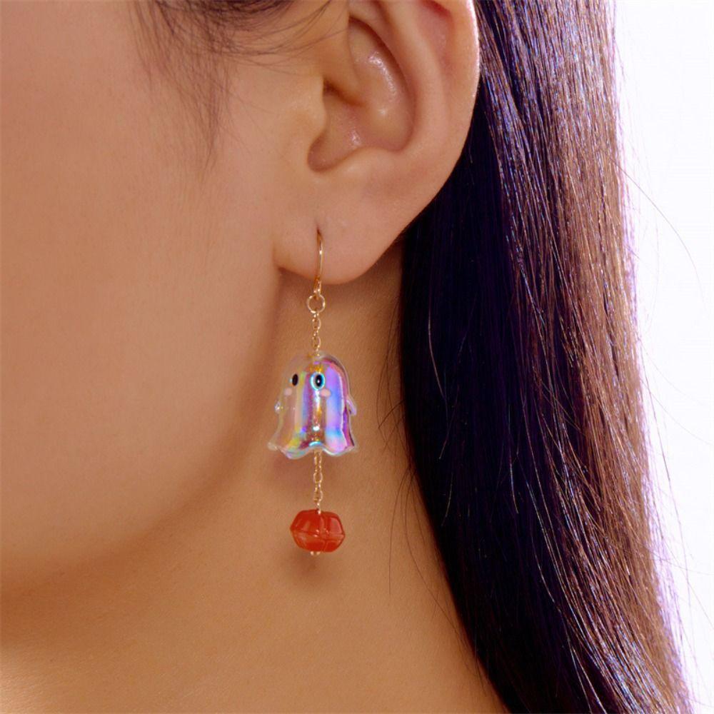 Trick or Treat Pumpkin Ear Studs Ghost Ghost Dangle Earrings Trend Halloween Earrings Accessories