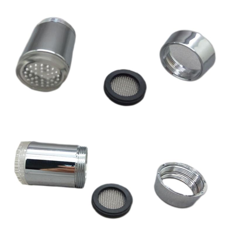 3-Farben-LED-Licht Temperatursensor Wasserhahn Farbwechselnder Wasserhahn mit Konverter Küche und Badezimmer