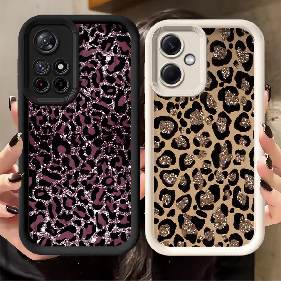Simple Leopard Print Phone Cover Case for Xiaomi Redmi Note 14 Pro Plus 12s A1 A2 A3 A4 14C Note 13 12C 10 12 11s 11 13C
