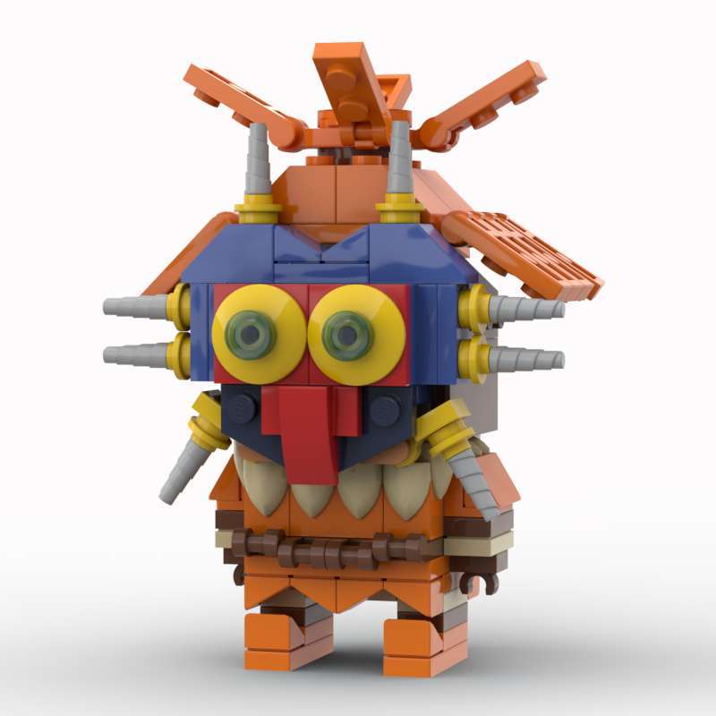 Buildmoc Zeldaing Wild Breath Link Skull Kid Kass Lynel Brickheadz Anime Figuren MOC Bausteine Spielzeug für Kinder