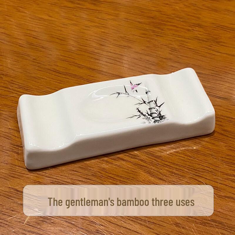 Sweet & Elegant Ceramic Dual-Use Chopstick Rest