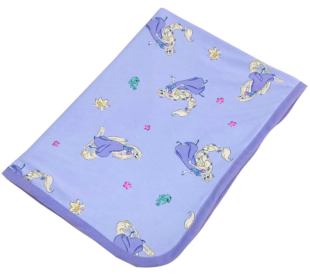 MORIPiLO Disney Rapunzel Cool Blanket, Summer Throw, 70x100cm, Purple, Disney Princess Character, by Morishita Makura