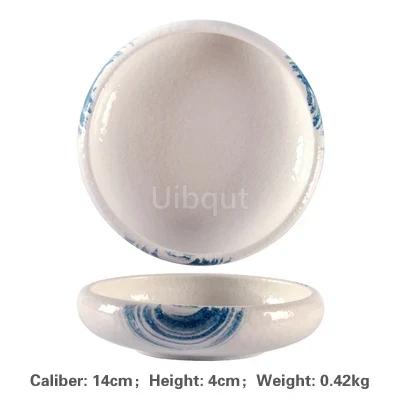 Seaweed cup Side dish Ceramic round cup Japanese and Korean tableware Dessert round dish Multicolor bowl ramen bowl Bowl set