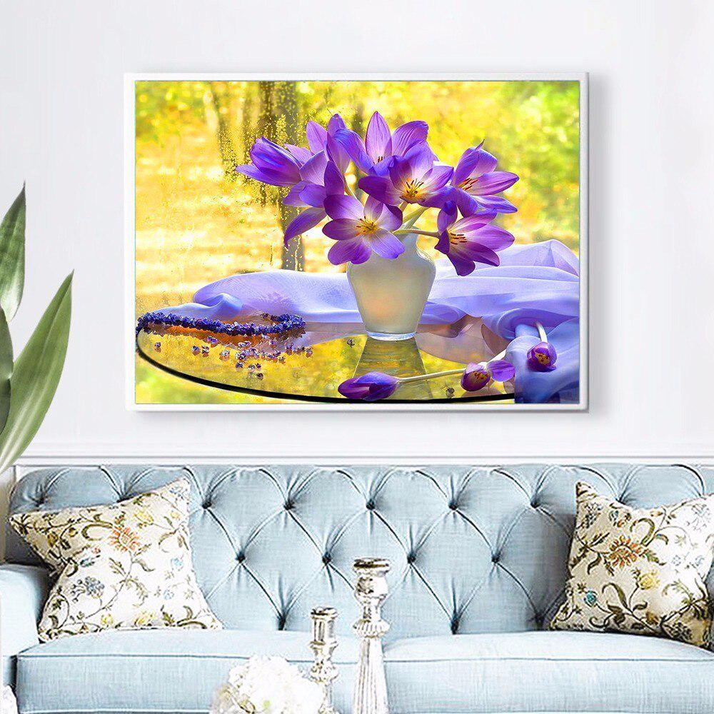 Diamond Embroidery Full Display Flowers Rhinestone Paintings Sale Diamond