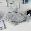 1Pc Cute Plush Shark Pencil Case Student Stationery School Supplies Kawaii Doll Back To School Storage Bag Pen Bag Stationery