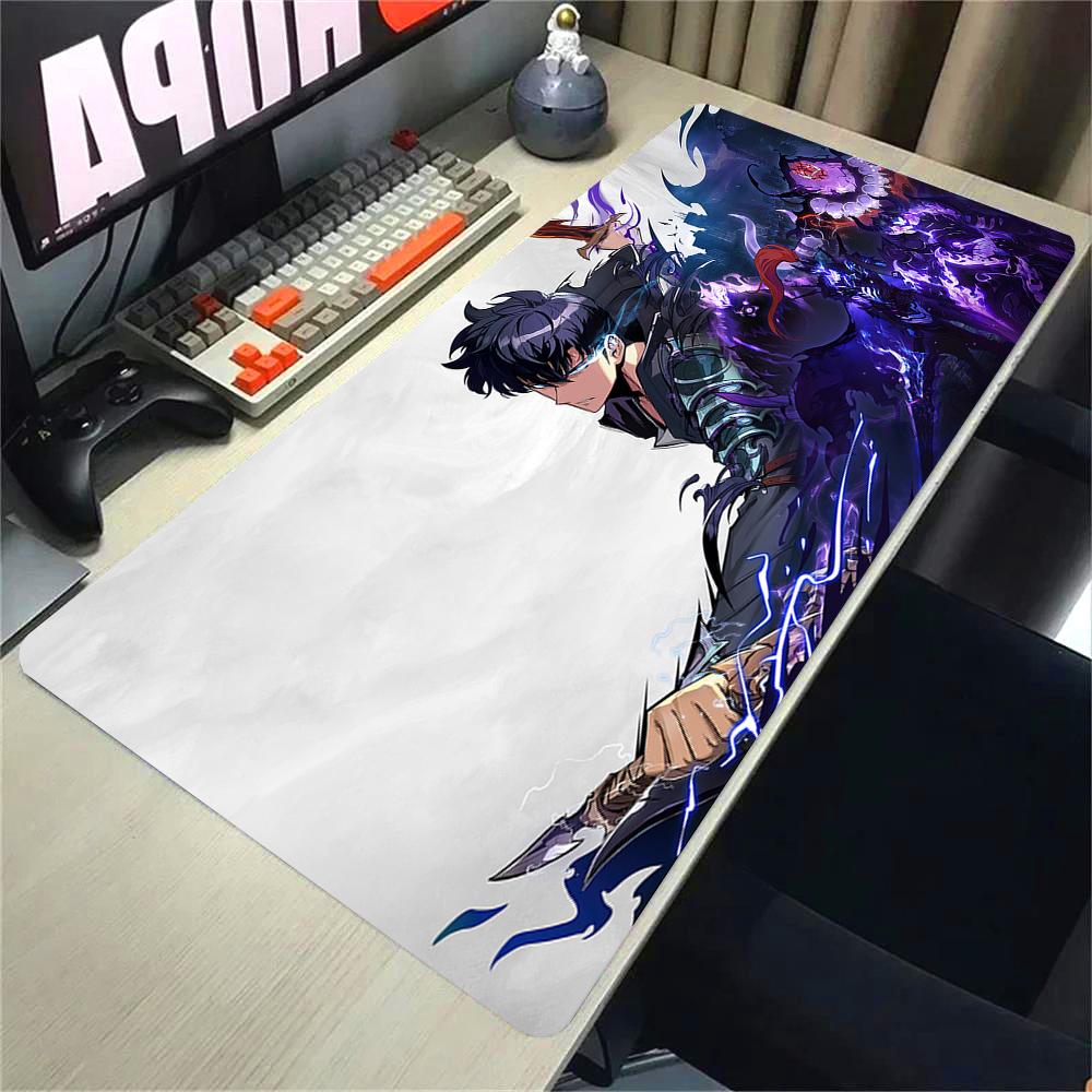 Solo Leveling Anime Podložka pod myš HD Tisk Počítačoví Hráči Zamykací Okraj Guma Protiskluzová Podložka pod myš XXL xcm Klávesnice PC Podložka na stůl