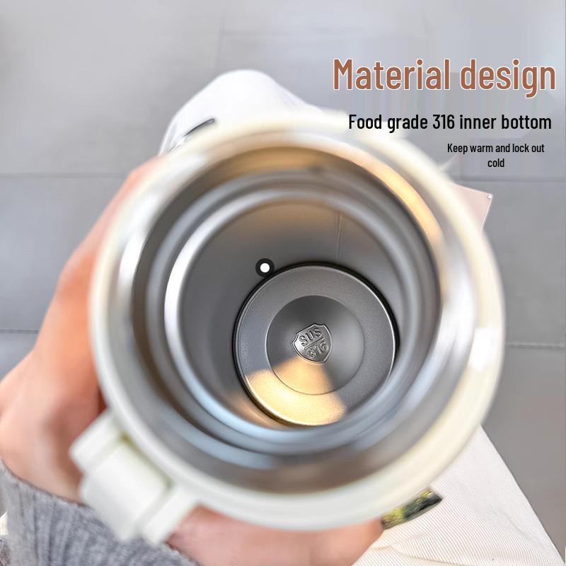 New Stainless Steel Insulated Water Cup with Lid & Tea Infuser for Men & Women