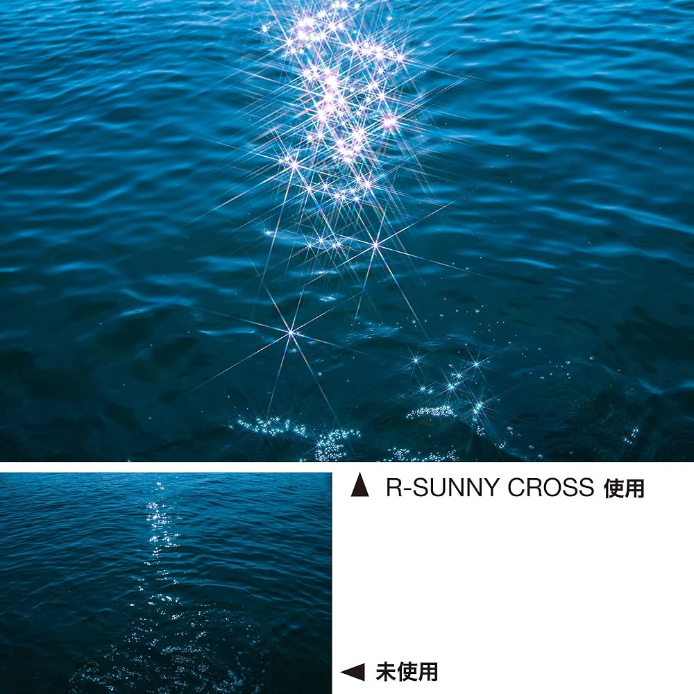Kenko PRO1D R-Sunny Cross (W) 72mm Cross Filter with 8 Cross-Effect, Ideal for Nightscapes, Illuminations, and Light Effects, Slim Frame, 825433 [Amaz