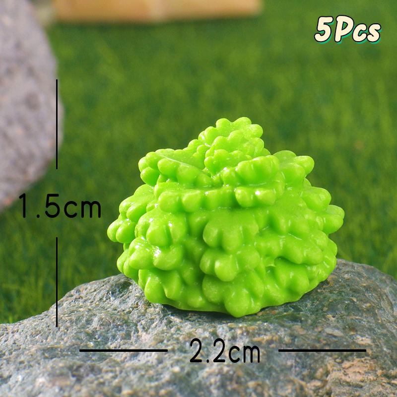 

5 шт. Імітація трави Рослинна прикраса Креативна Мініатюрна прикраса для акваріума Садові ландшафтні прикраси
