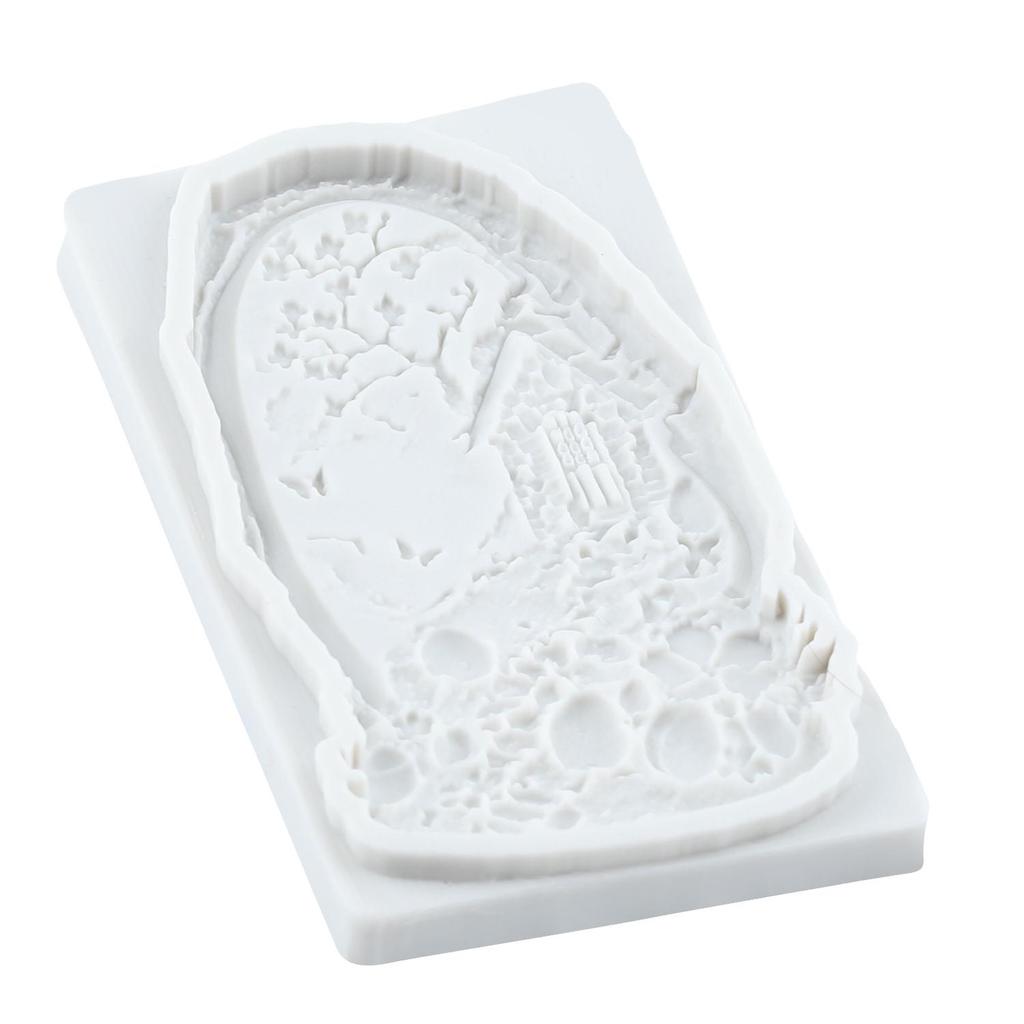 House Silicone Molds House Fondant Mold Cake Decorating Tools Cupcake Topper Chocolate Candy Craft Gum Paste Polymer Clay