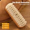 Rubber Suede shoe Brush Nubuck Material Wooden Suede Eraser Soft Stain Removal Care Cleaning Brush for Shoes/Bags/Jacket/Purse