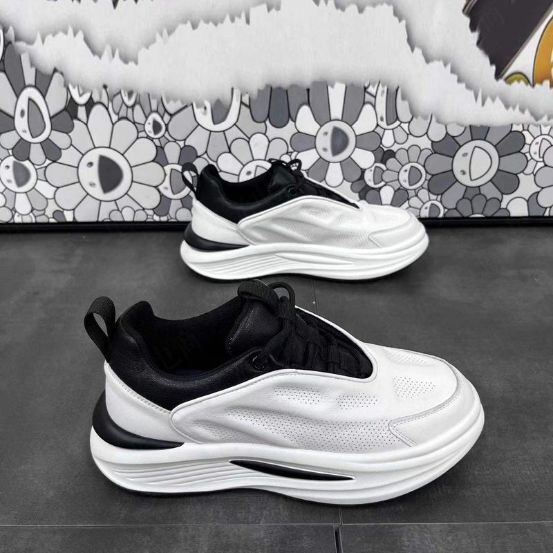 

Exquisite Men s Sneakers Casual Versatile Color blocked Lace up Board Shoes for Youth Students Campus Style Sports Running Shoes 39