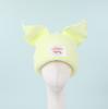 Striped Cat Ear Knit Wool Hat: Autumn/Winter Fashion for Couples