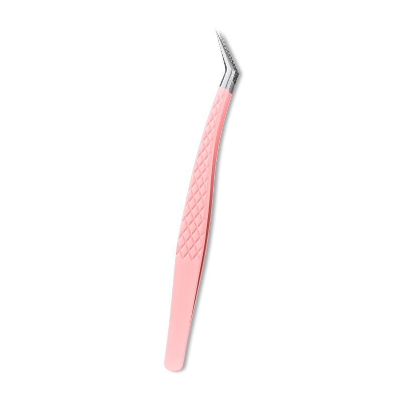 Professional High-Precision Blooming Eyelash Tweezers for Salon Artists