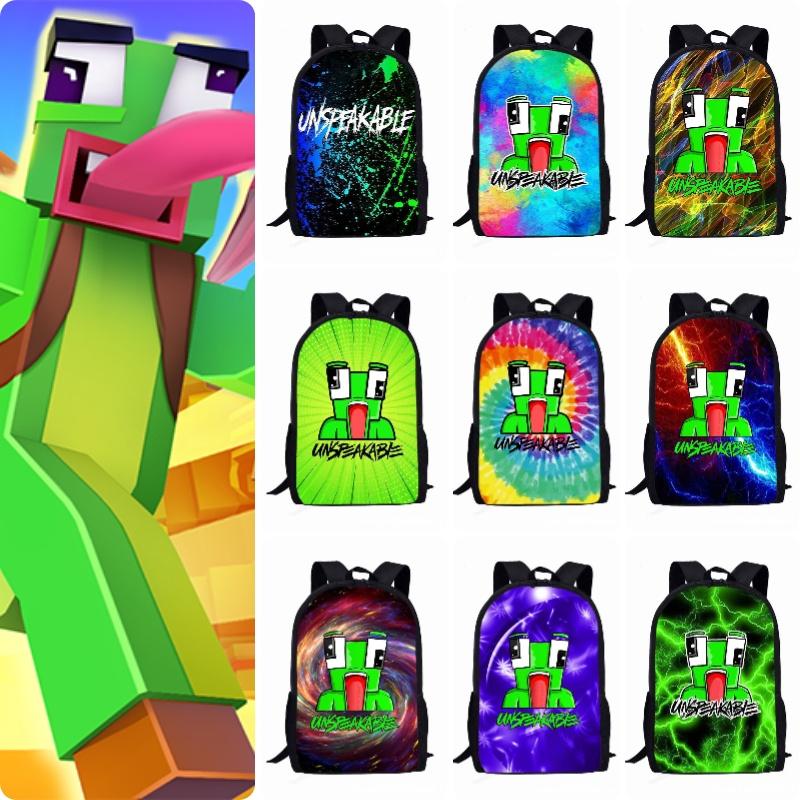 Cute Cartoon Kids Backpack With Logo Suitable For Boys And Girls Durable Oxford Cloth Material