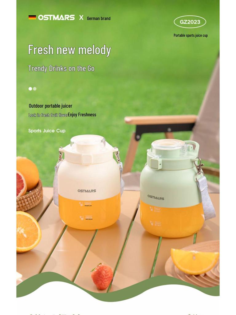 OSTMARS Portable Wireless Multifunctional Juicer with Ice Crusher