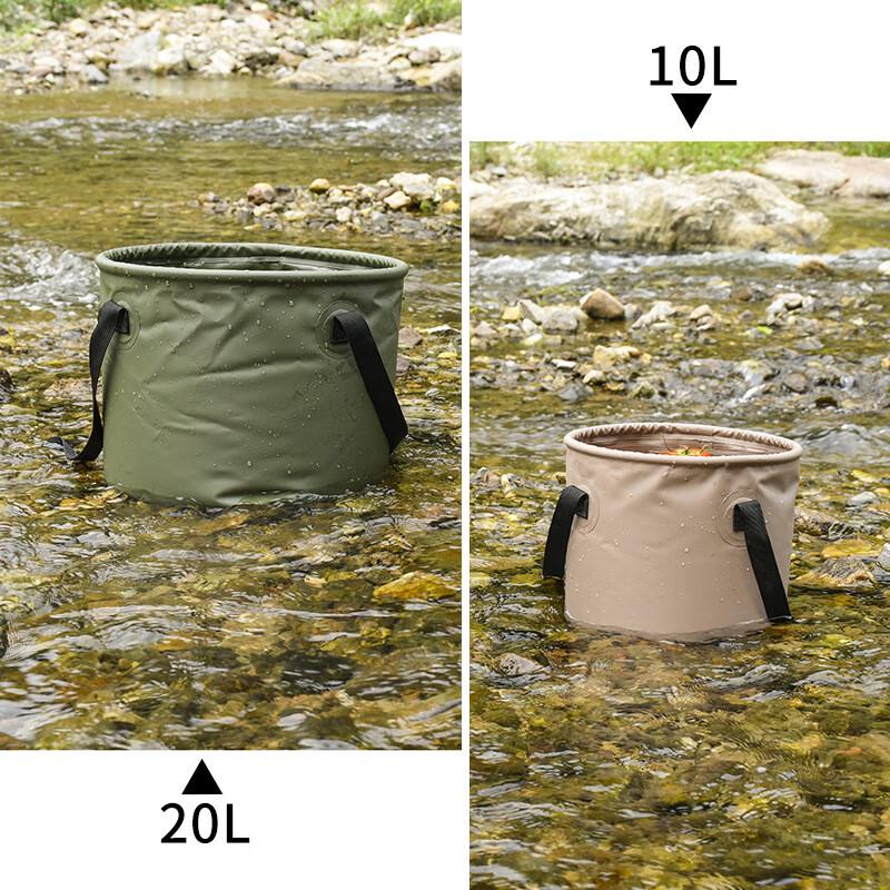 Przenośny składany wiadro na wodę outdoorowe