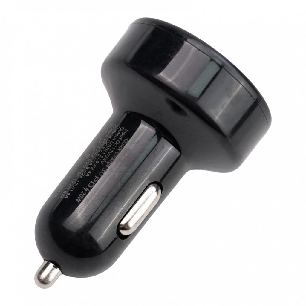 1X Car Charger Voltage Monitoring 4USB Aluminum Alloy+PC