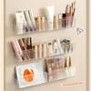 Mirror Cabinet Storage Box, No Need for Drilling, Wall-mounted with Compartments, Bathroom, Cosmetics, Lipstick and Mask Storage Rack