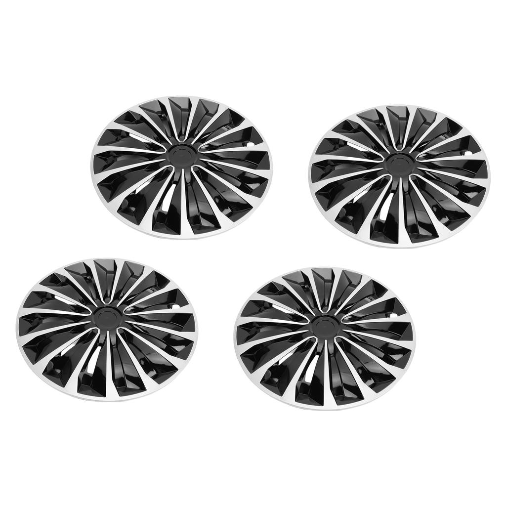 4PCS Hub Wheel Covers 14 Inch Clip On Mounting Stylish Design for R14 Car Tires