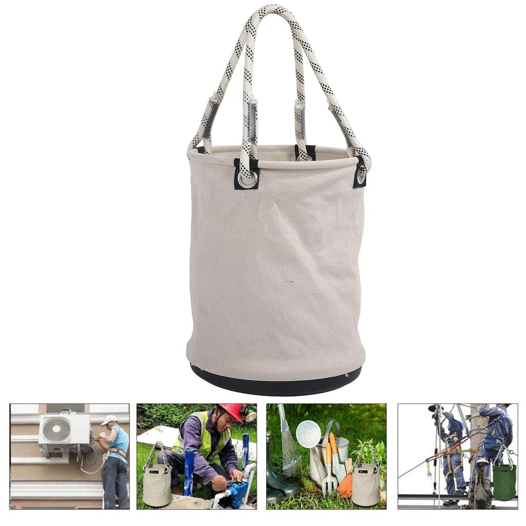 Găleată Pânză 40x30cm Capacitate Portantă 30KG Fund Plastic Cuie Șuruburi Organizator Unelte pentru Întreținere Wo