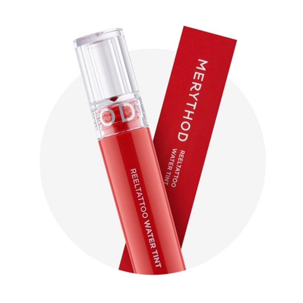 Merry Sword Lil Tattoo Water Lip Tint 2.7g, Crimson Red, 1 Pc.