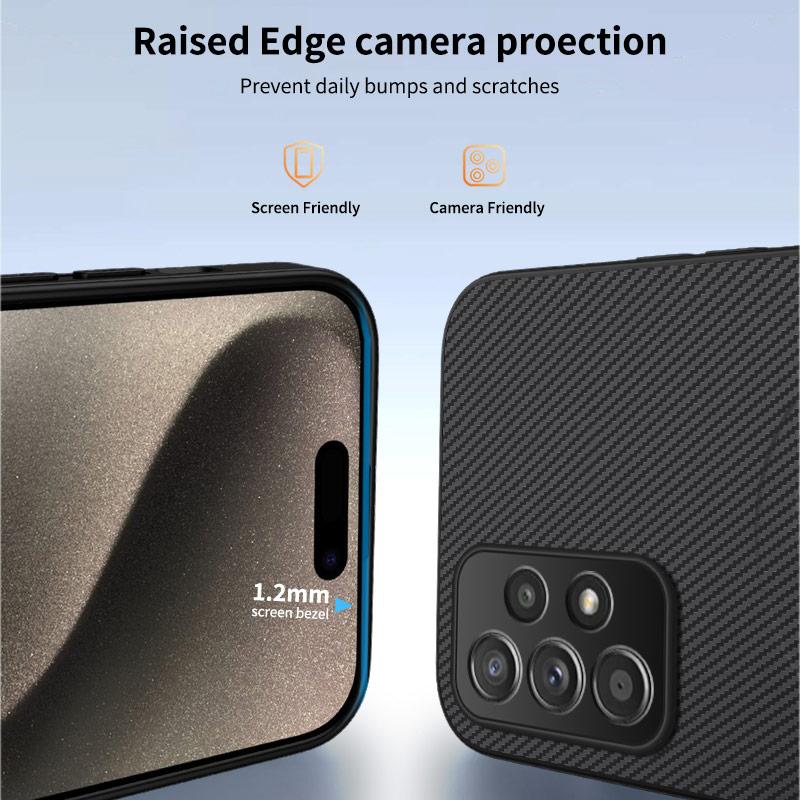 Luxury Carbon Fibre For Magsafe Magnetic Case For Samsung Galaxy A05 A05S A06 A14 A15 A16 A26 Wireless Charging Protector Cover