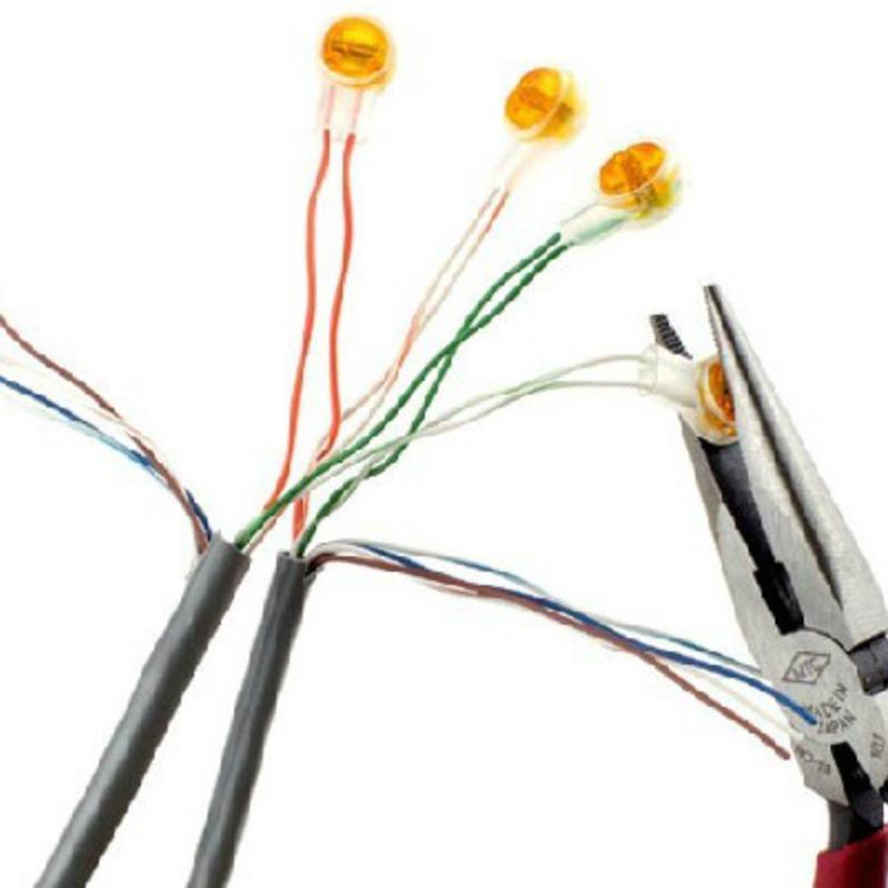 200Pcs Rj45 Connector Crimp Connection Terminals K1 Connector Waterproof Wiring