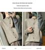 Women's Ruffle Wool Cardigan: Soft, Skin-Friendly, 100% Wool, Versatile Autumn and Winter Outerwear.