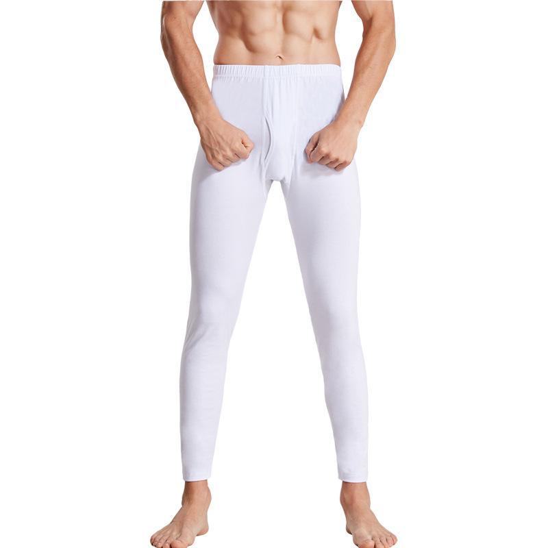 Herren Baumwolle Wolle Hose mit hoher Taille - Leicht, Locker geschnitten, Perfekt für Frühling und Herbst